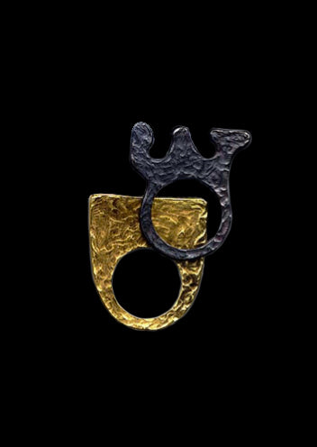 Paula Vieira Jewellery 19.2k Gold and 925 Silver Ring