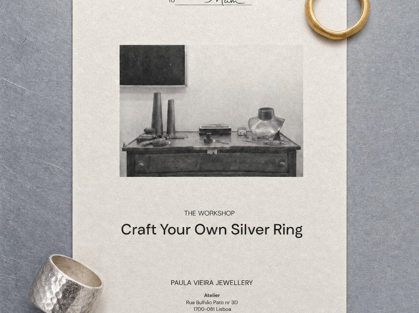 Craft Your Own Silver Ring: Workshop Gift Voucher — Paula Vieira Jewellery