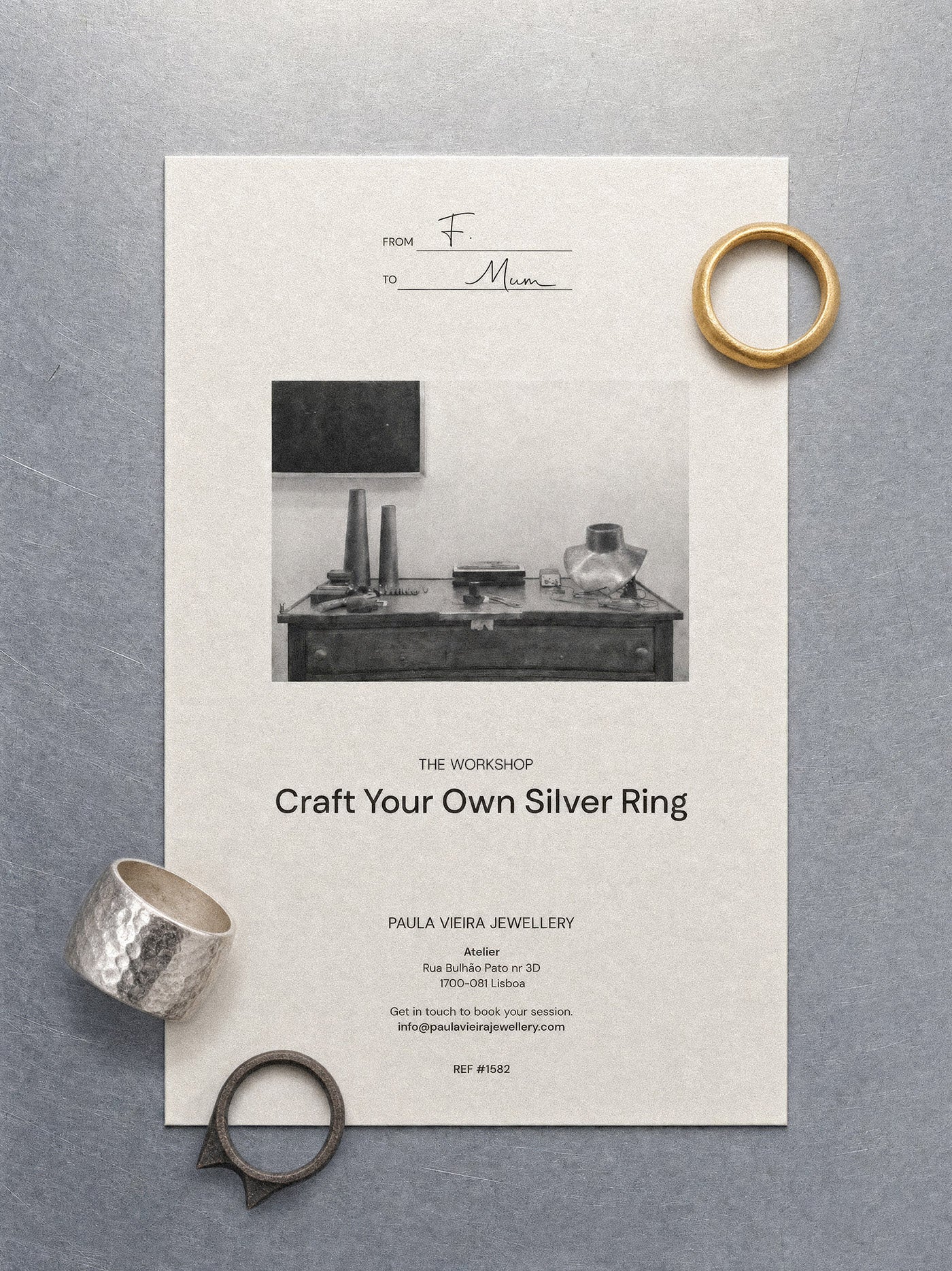 Craft Your Own Silver Ring: Workshop Gift Voucher — Paula Vieira Jewellery
