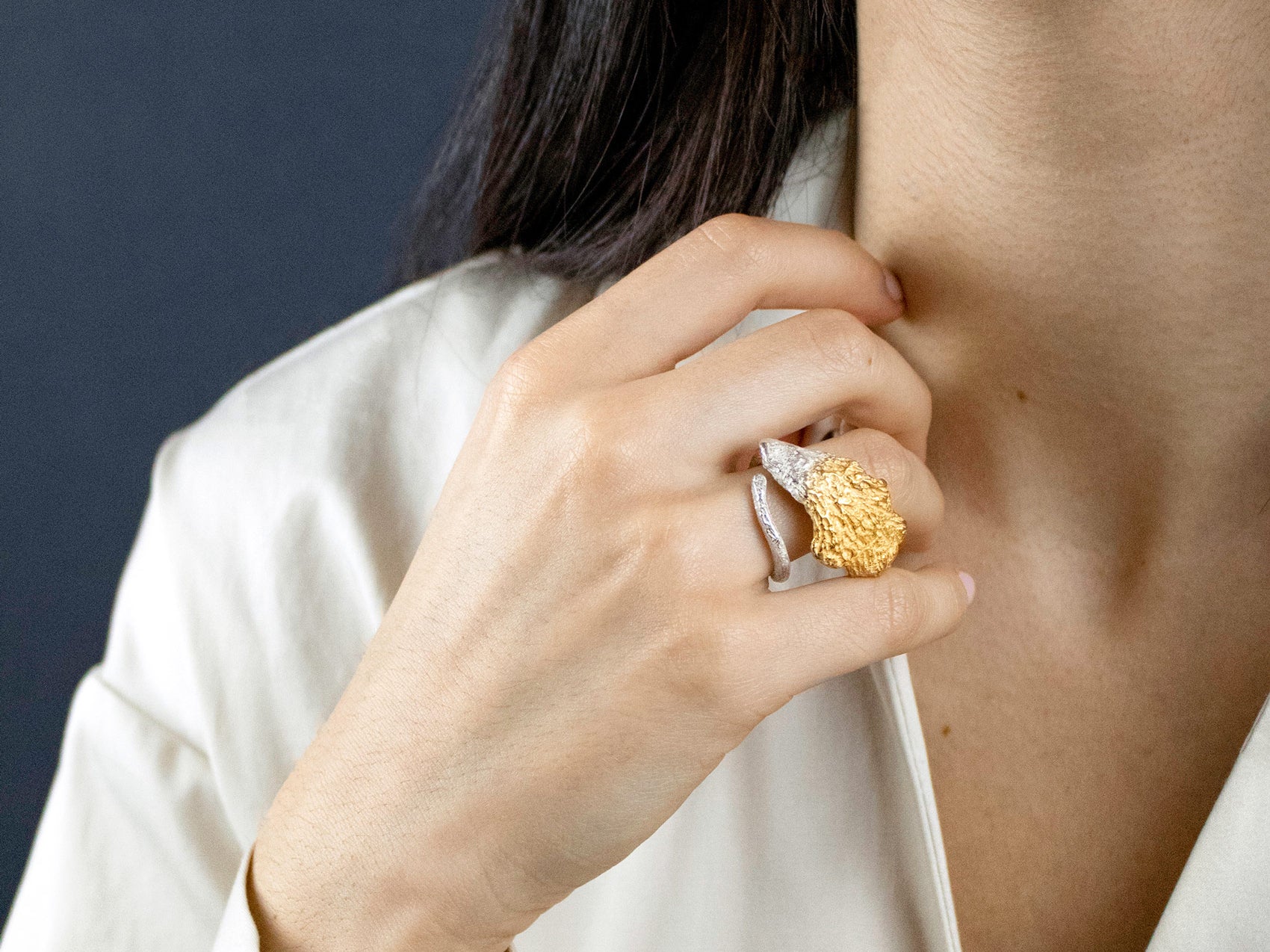 Coral Open Ring – Paula Vieira Jewellery