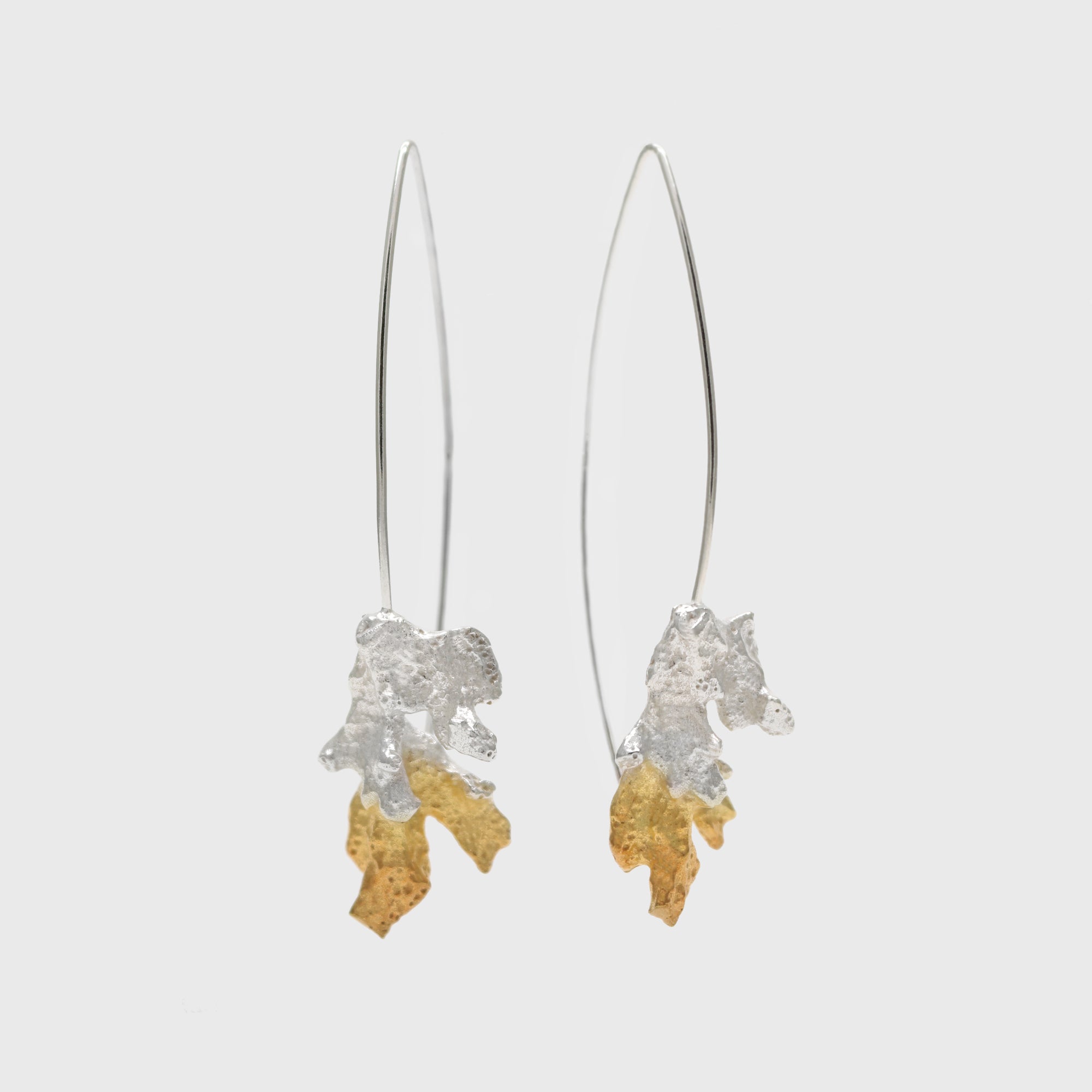 Coral Long Earrings – Paula Vieira Jewellery