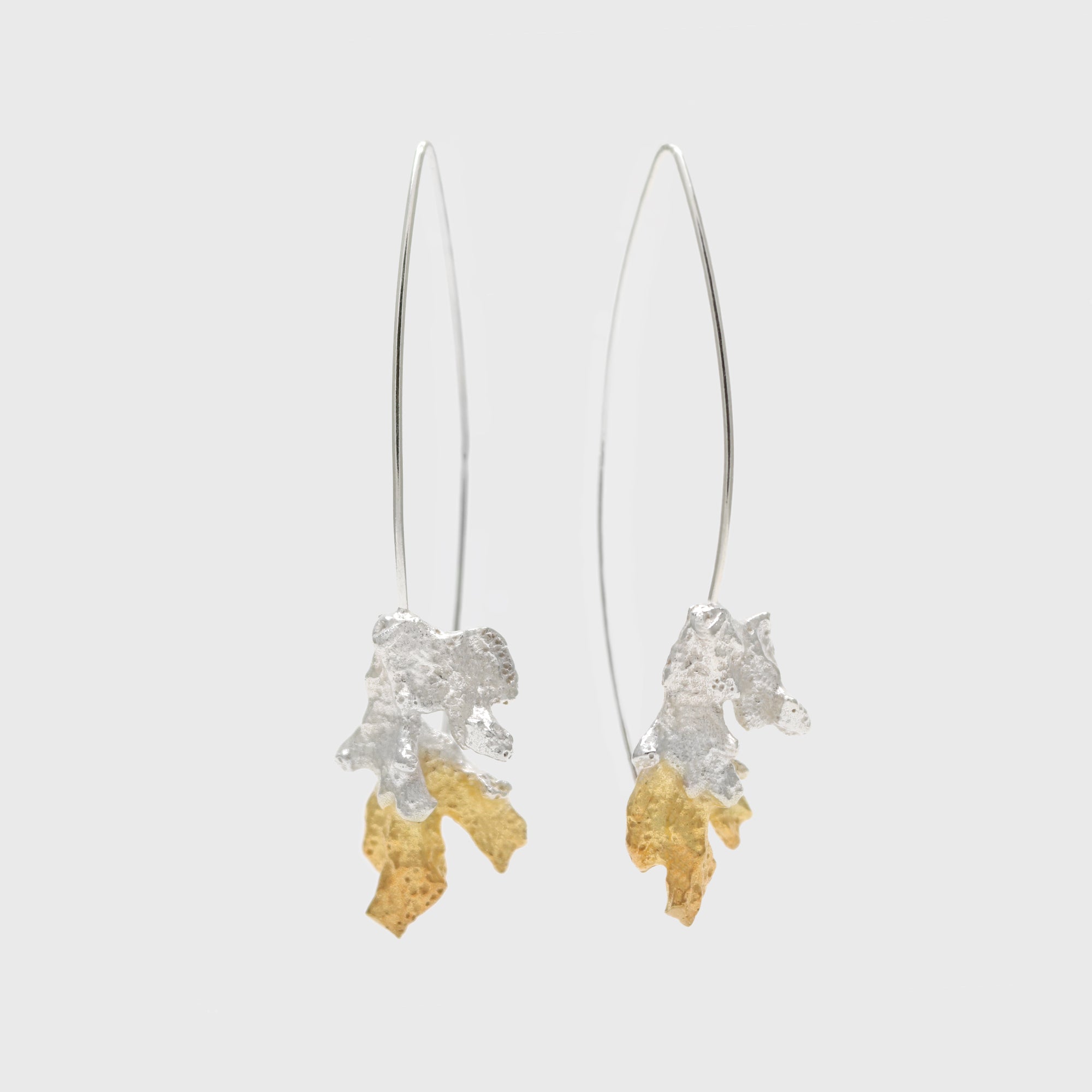 Coral Long Earrings – Paula Vieira Jewellery