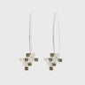 Cubico Long Earrings – Paula Vieira Jewellery