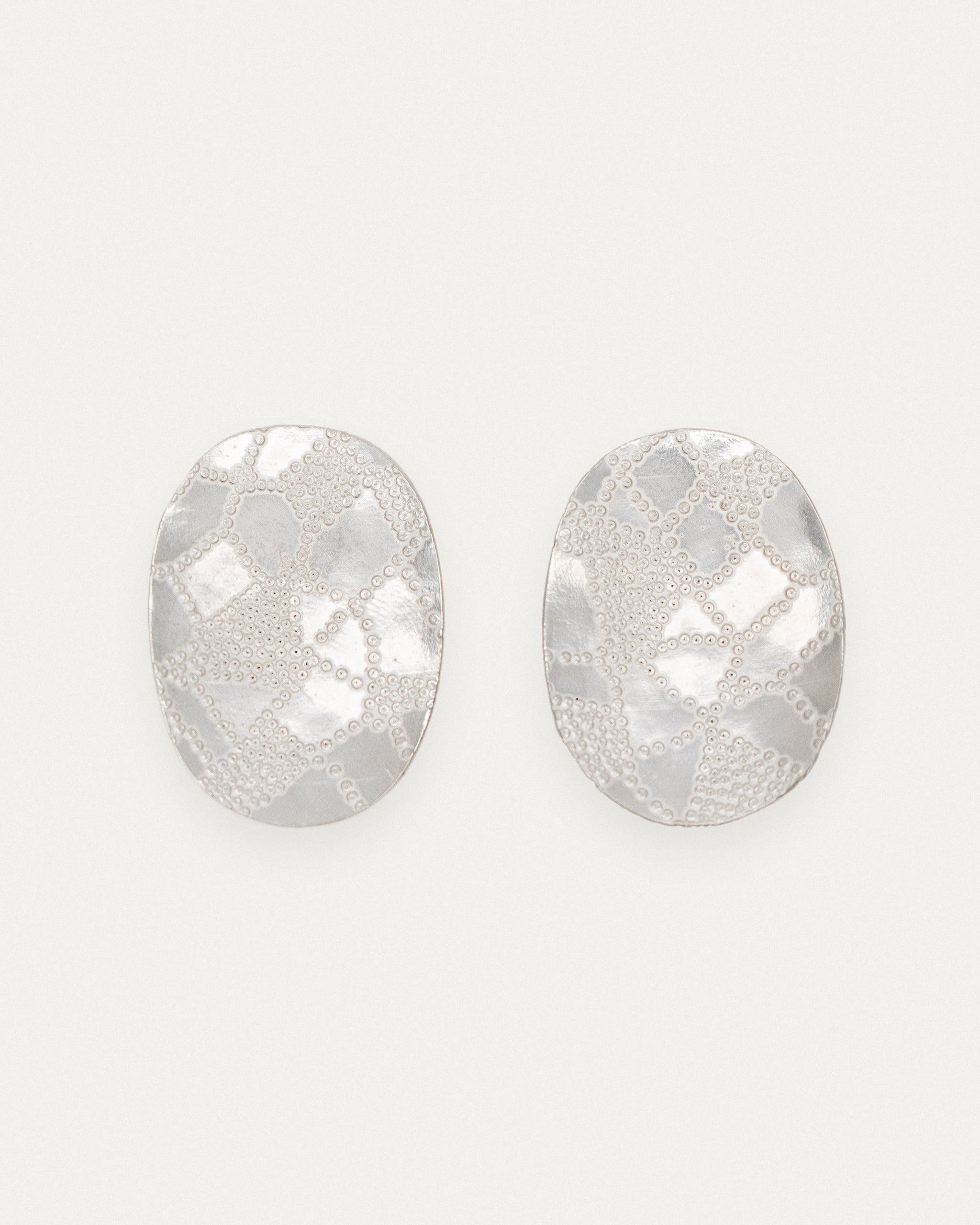 Paula Vieira Jewellery Oma Branch Silver Earrings