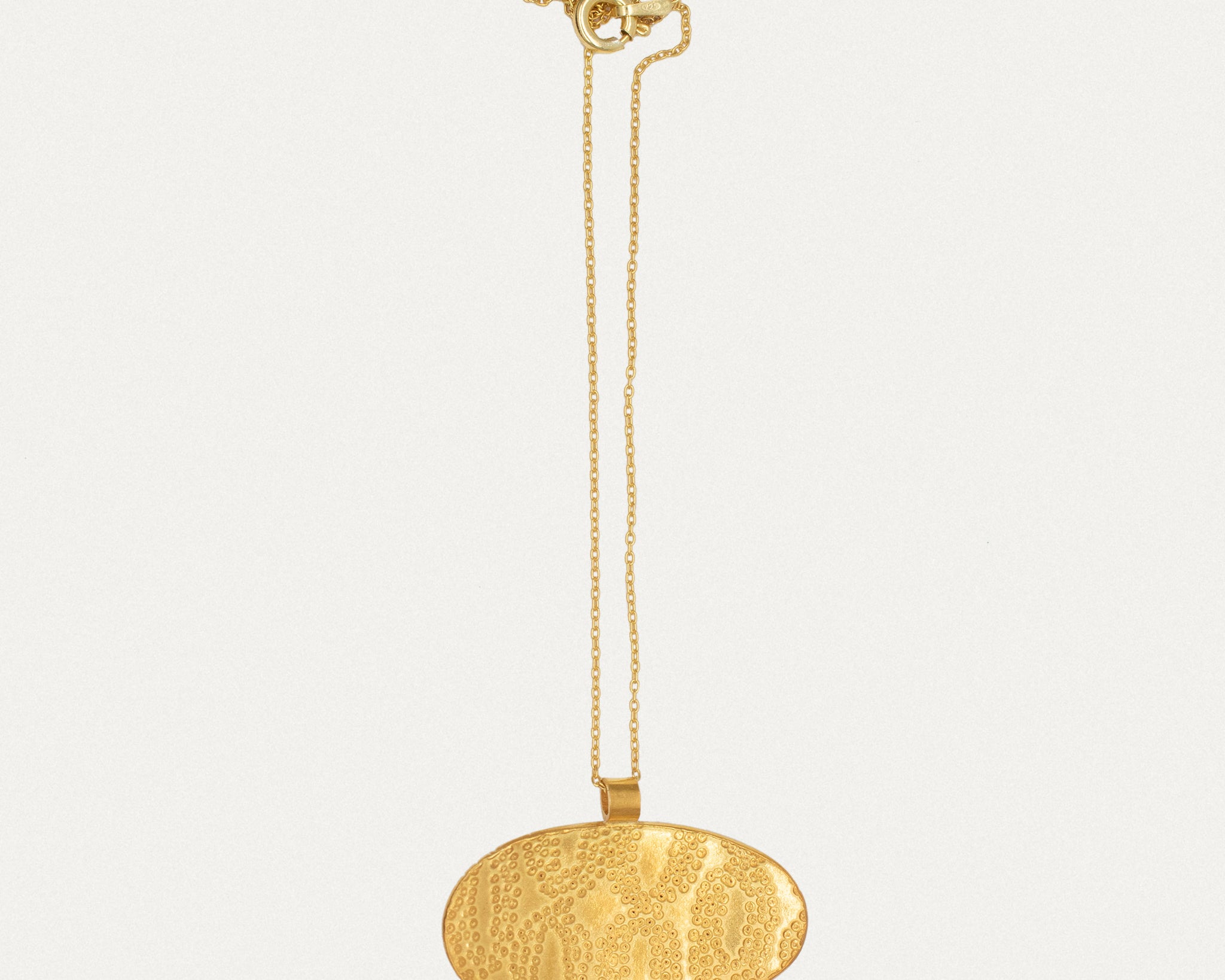 Paula Vieira Jewellery Oma Lace Silver Necklace