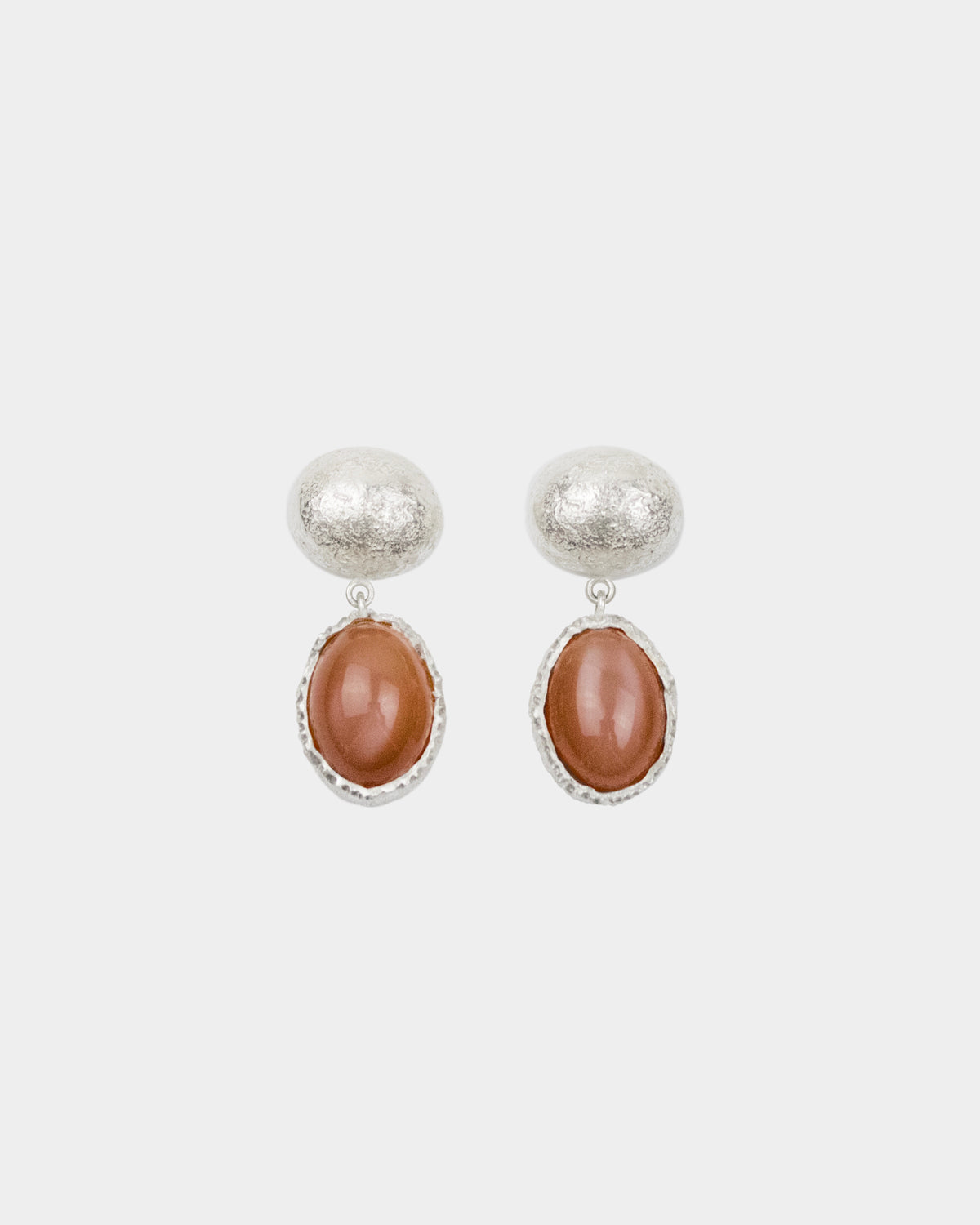 Moonstone Silver Earrings – Paula Vieira Jewellery