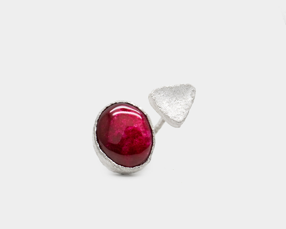 Granate Silver Ring – Paula Vieira Jewellery