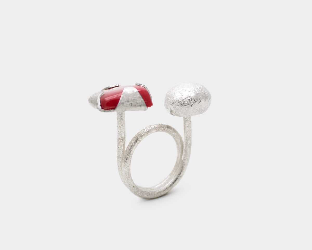 Granate Silver Ring – Paula Vieira Jewellery