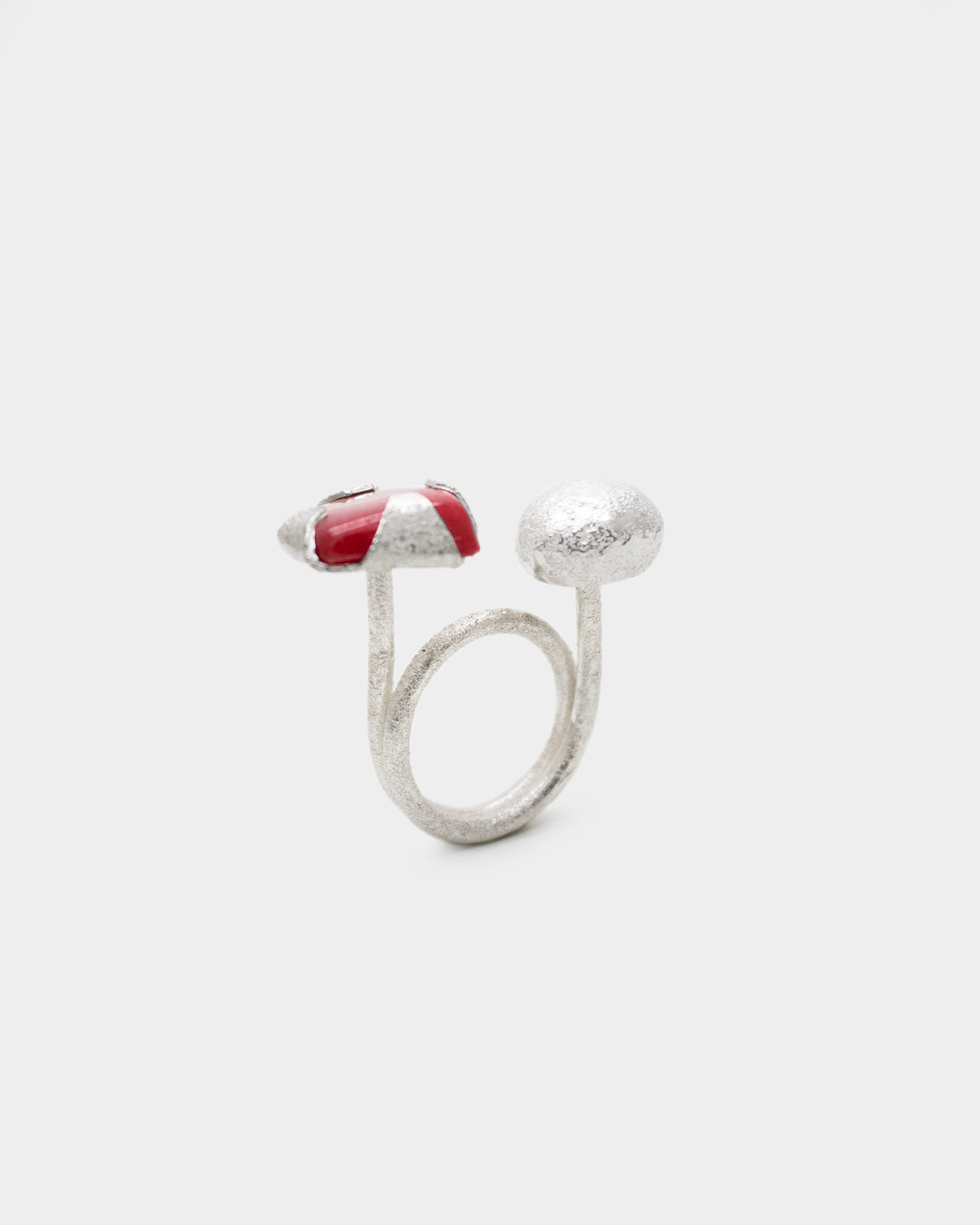 Granate Silver Ring – Paula Vieira Jewellery