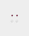 Rhodolite Silver Earrings – Paula Vieira Jewellery
