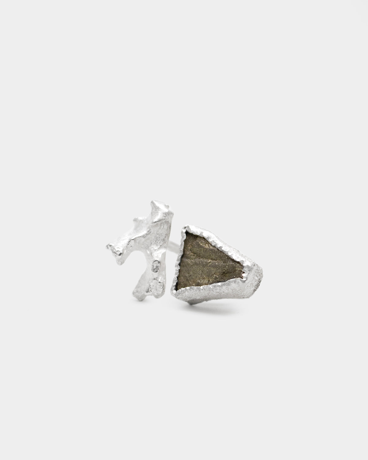 Pyrite Silver Open Ring – Paula Vieira Jewellery