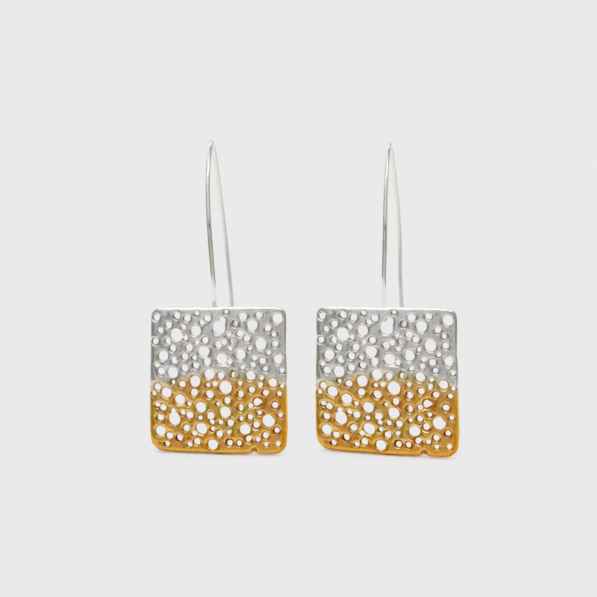 Vulcana II Squared Long Earrings – Paula Vieira Jewellery