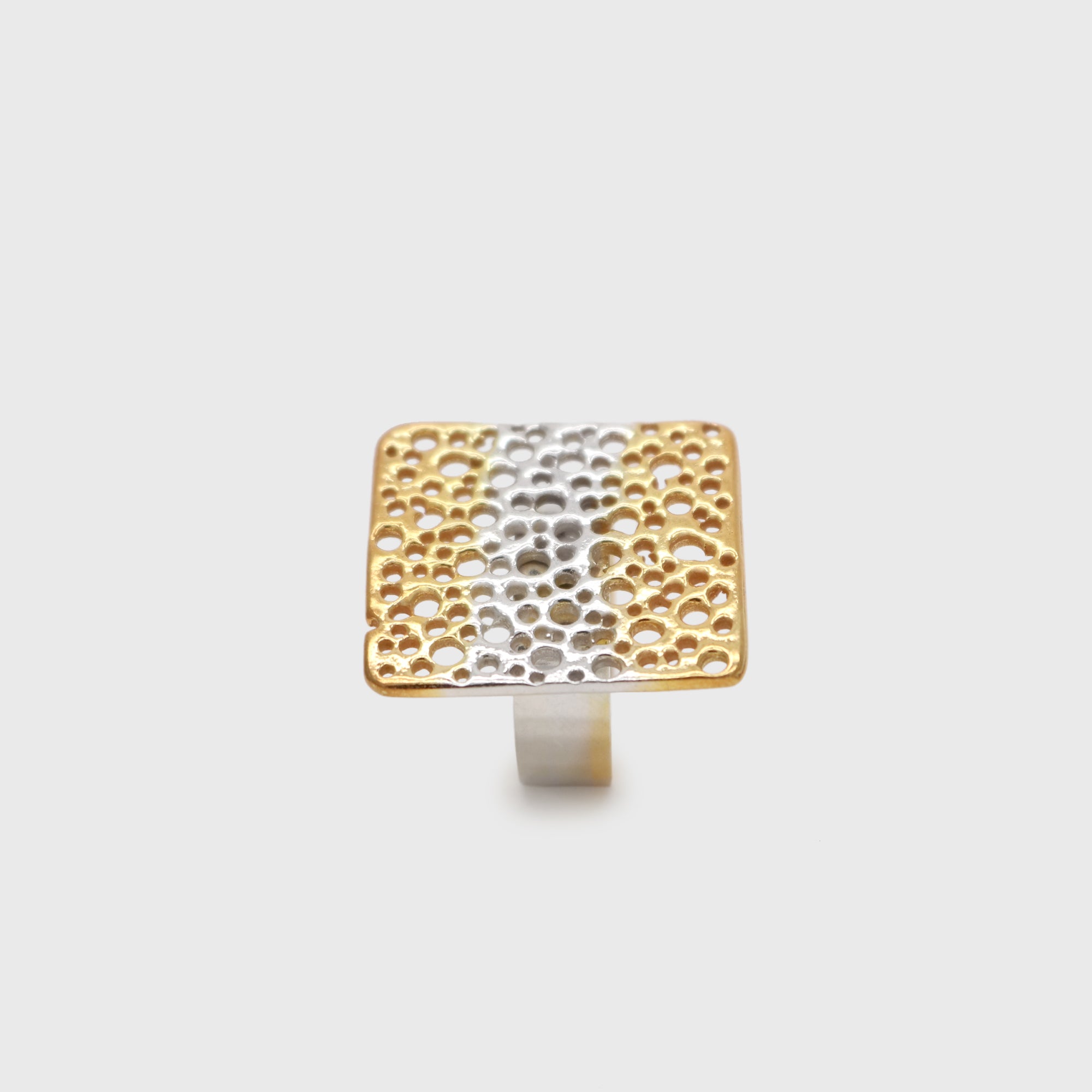 Vulcana II Squared Ring – Paula Vieira Jewellery